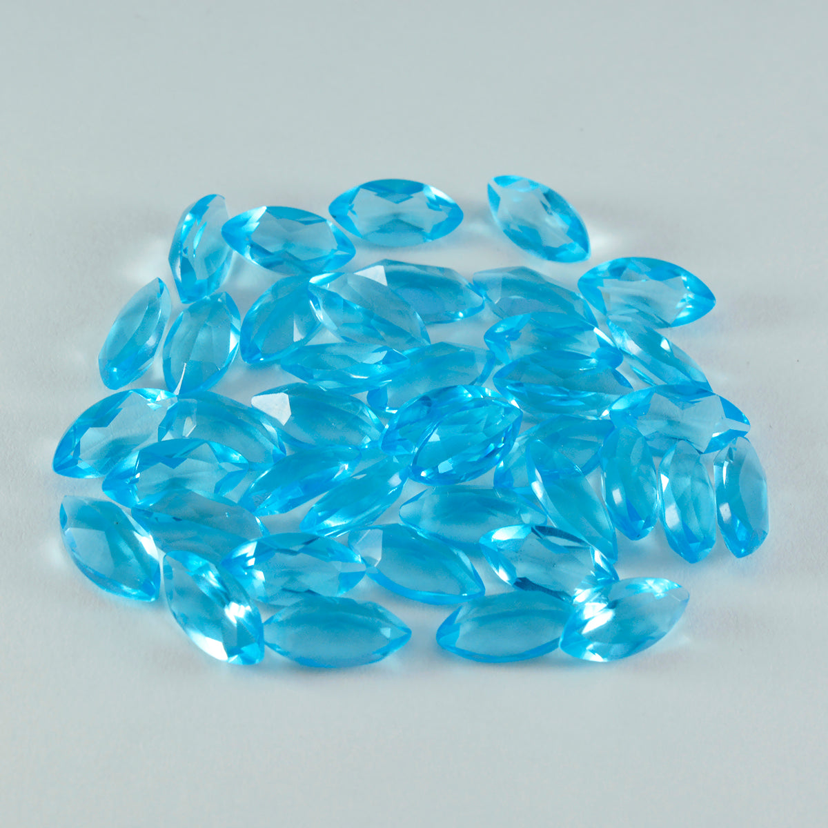 riyogems 1шт голубой топаз cz ограненный 7x14 мм форма маркиза качественный драгоценный камень