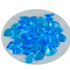 riyogems 1 st blå topas cz facetterad 6x9 mm päronform härlig kvalitet lös pärla