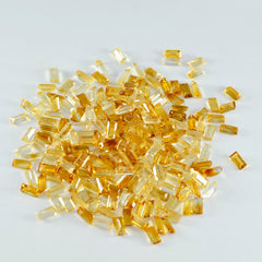 riyogems 1 шт., настоящие желтые цитрины, ограненные 2x4 мм, в форме багета, драгоценные камни замечательного качества