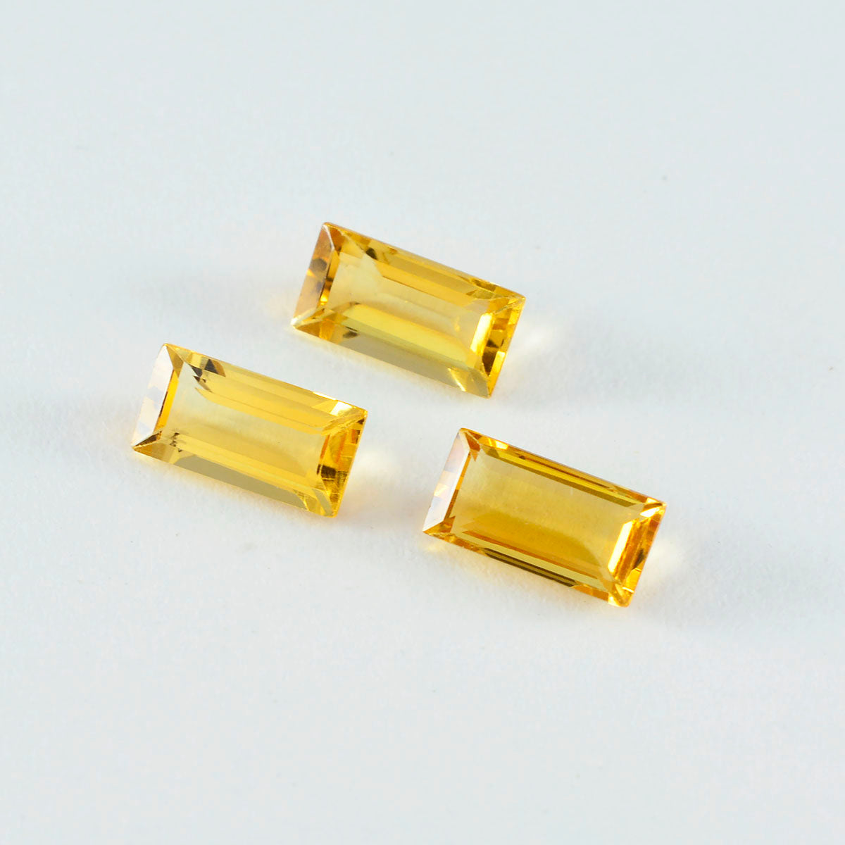 riyogems 1 шт. натуральный желтый цитрин ограненный 4x8 мм драгоценный камень в форме багета превосходного качества