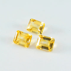 riyogems 1 шт. натуральный желтый цитрин ограненный 10x12 мм восьмиугольной формы красивый качественный камень