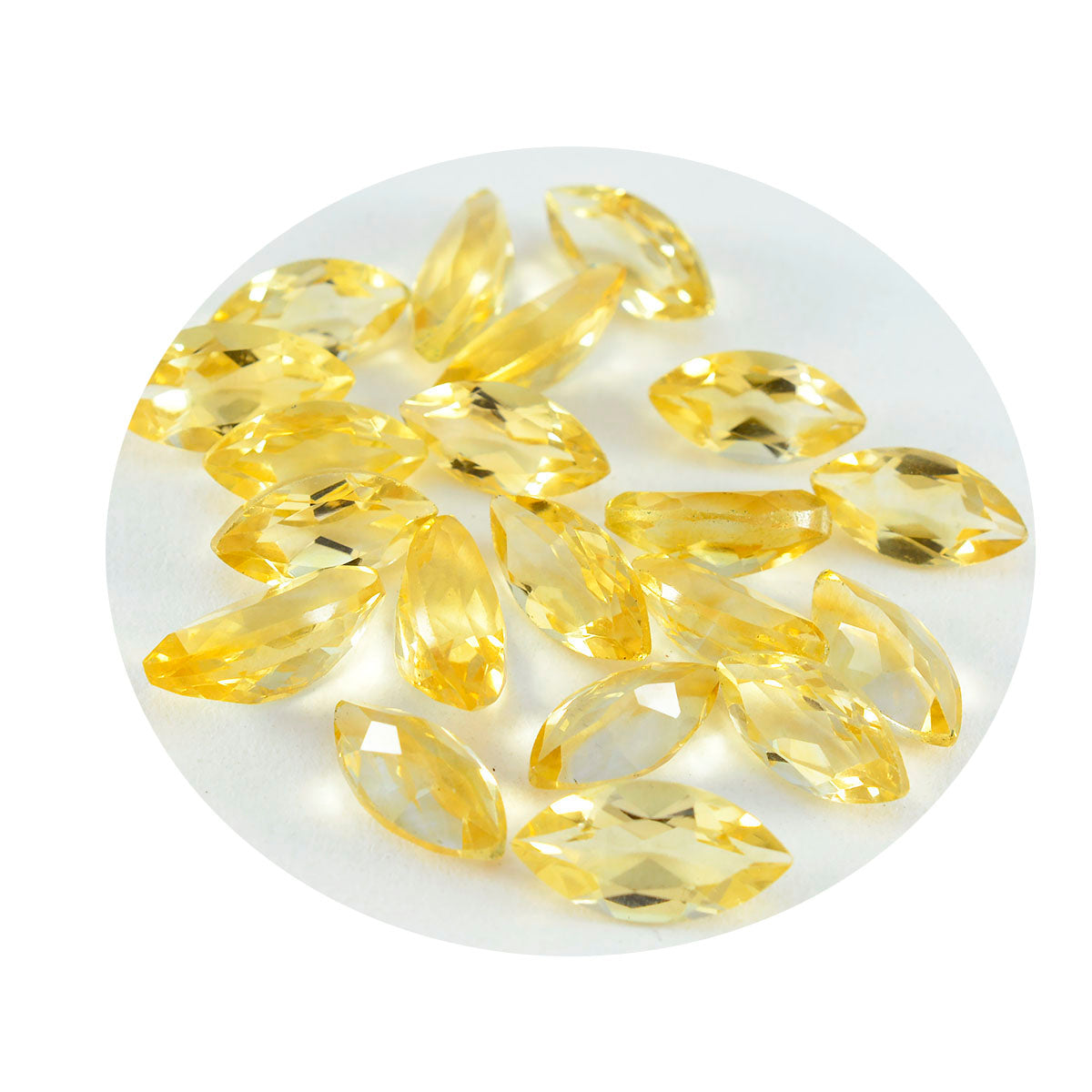 riyogems 1шт натуральный желтый цитрин ограненный 5x10 мм форма маркиза качество аа россыпь камень