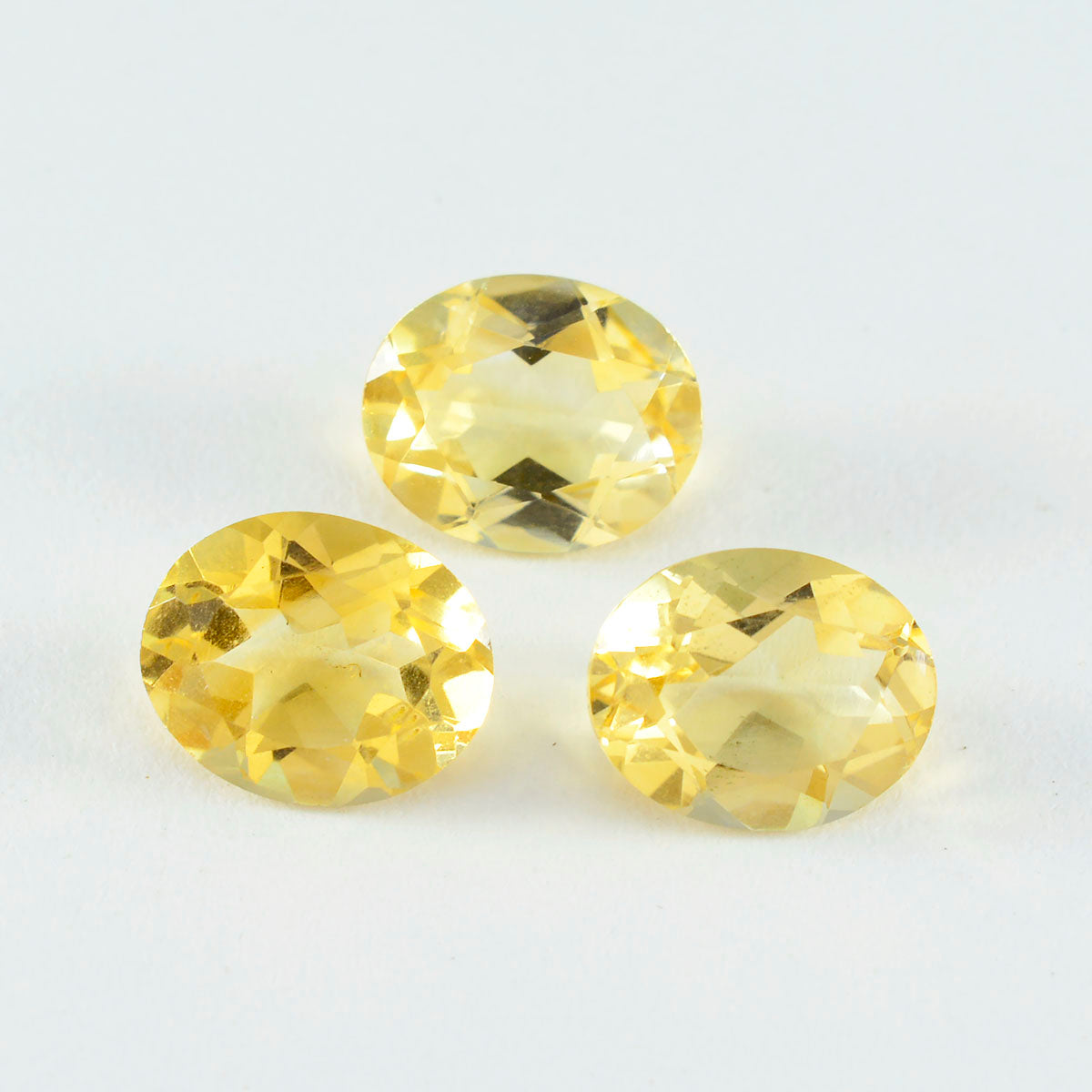 riyogems 1pz autentico citrino giallo sfaccettato 10x12 mm forma ovale pietra di qualità dall'aspetto gradevole