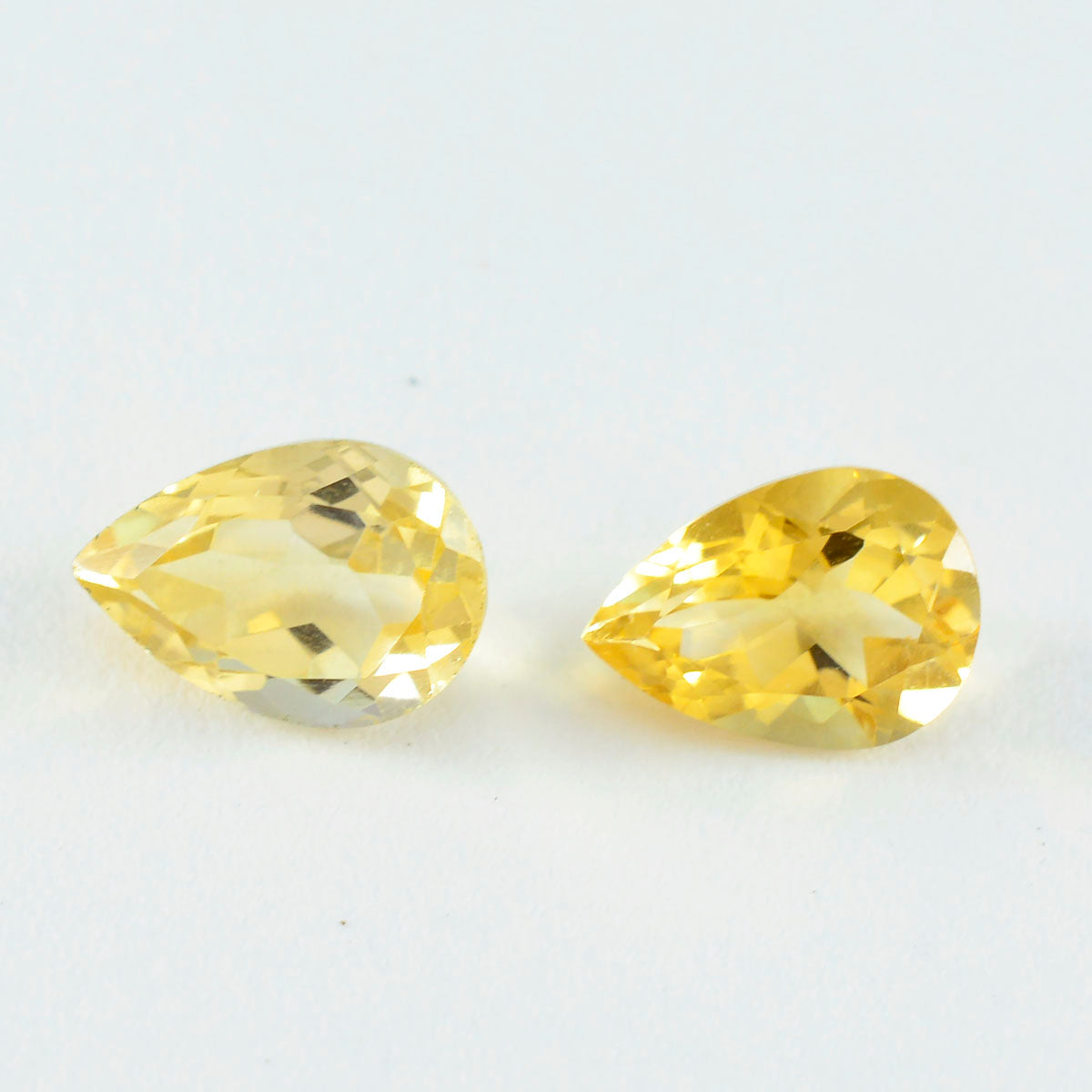 riyogems 1 шт. натуральный желтый цитрин ограненный 6x9 мм драгоценный камень грушевидной формы отличного качества
