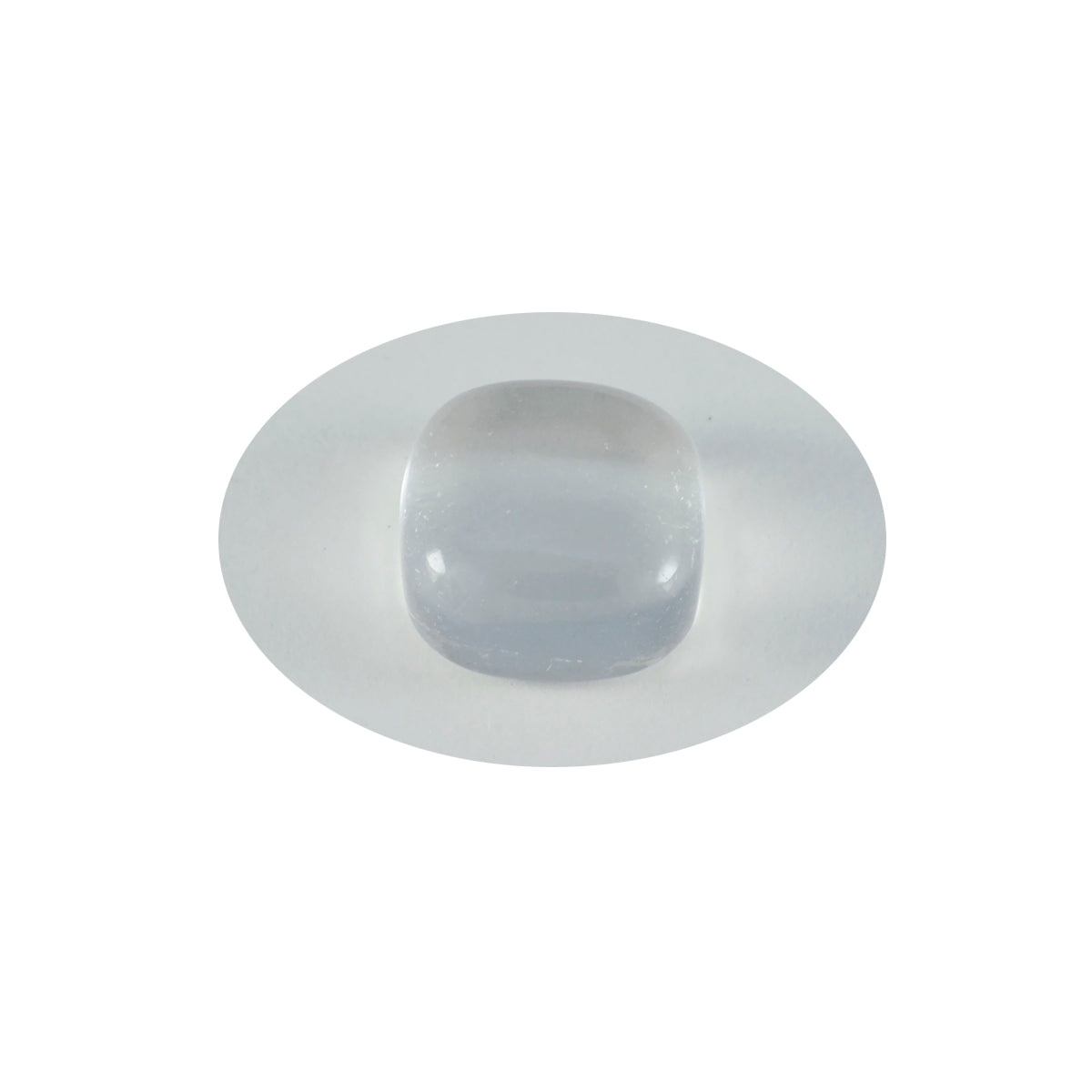 Riyogems – cabochon de quartz en cristal blanc, 10x10mm, en forme de coussin, belle qualité, pierre précieuse en vrac, 1 pièce
