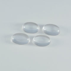 riyogems 1pc white crystal quartz cabochon 12x16 mm oval shape wonderful quality loose gems