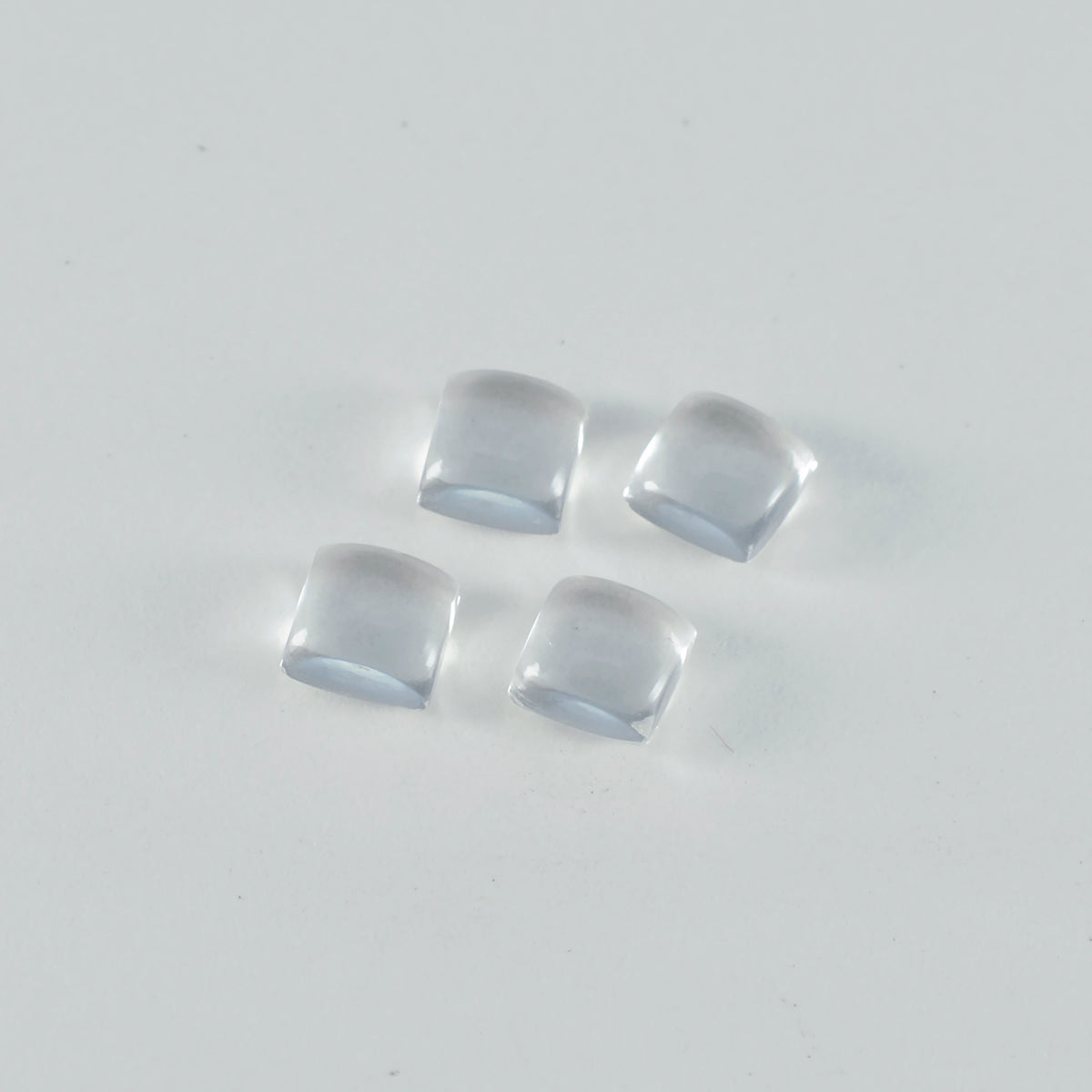 riyogems 1 шт., белый кристалл кварца, кабошон 9x9 мм, квадратная форма, прекрасное качество, свободные драгоценные камни
