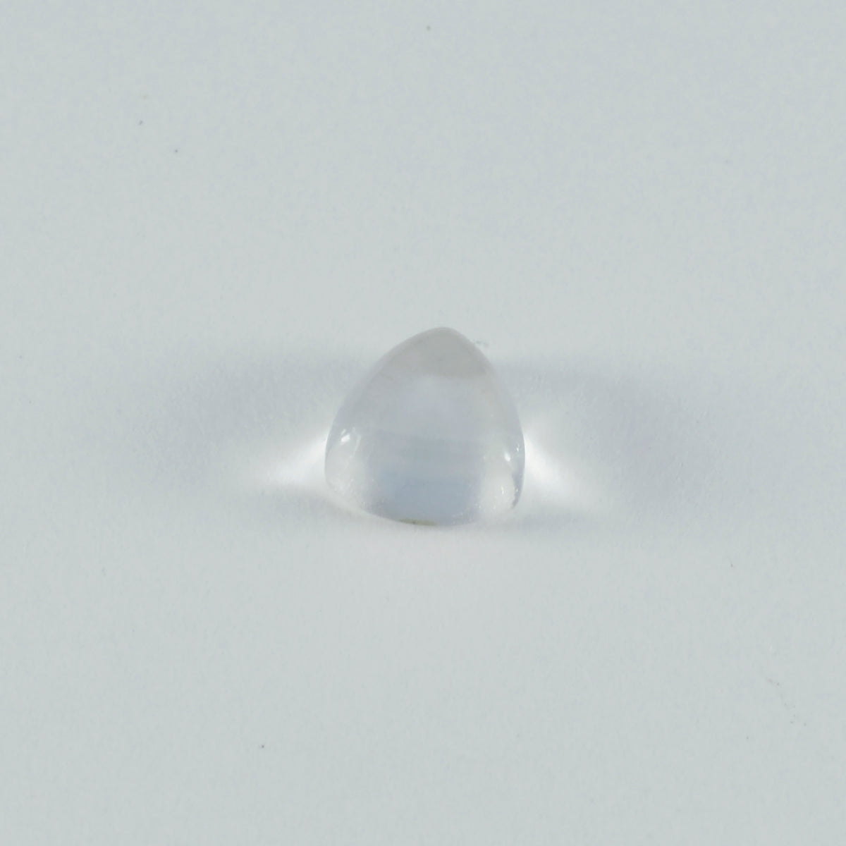 Riyogems – cabochon de quartz en cristal blanc, 15x15mm, en forme de trillion, pierres précieuses de qualité, 1 pièce