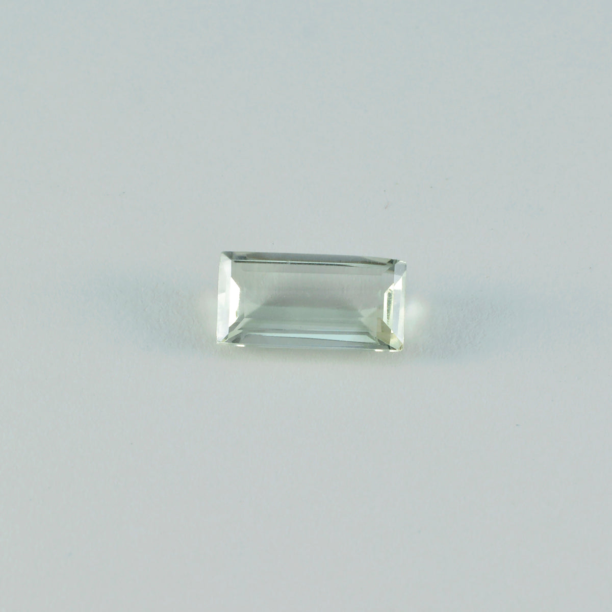 riyogems 1pc green amethyst faceted 3x6 mm baguett shape good quality loose gems