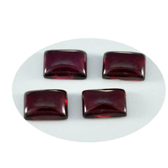 Riyogems, 1 pieza, cabujón de granate rojo, 8x10mm, forma octagonal, gemas sueltas de calidad dulce