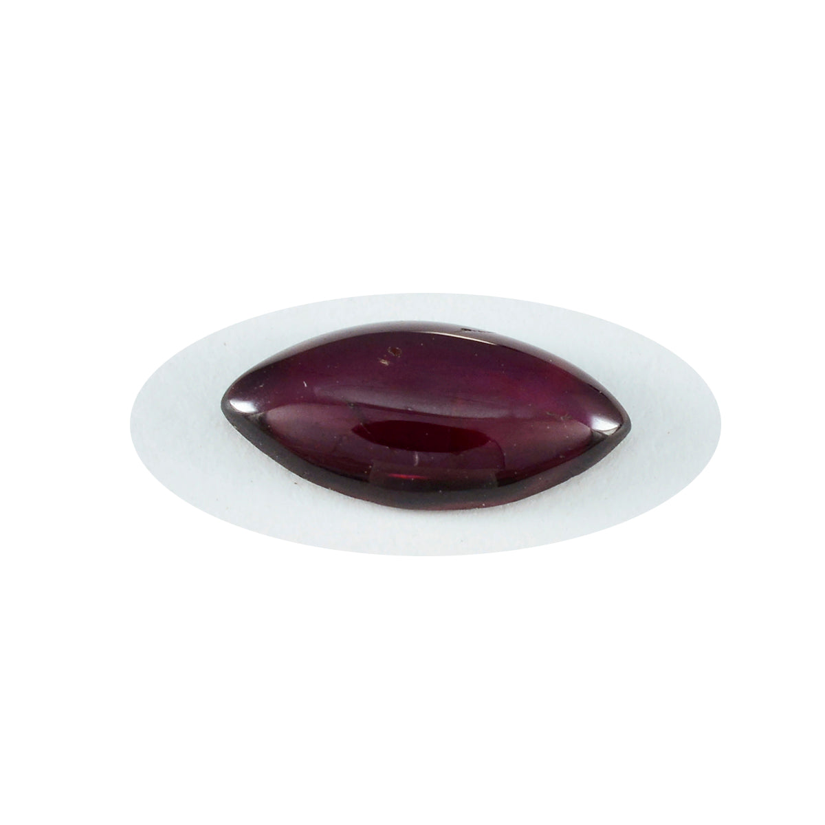Riyogems 1 pieza cabujón de granate rojo 3x5 mm forma ovalada hermosa piedra preciosa de calidad