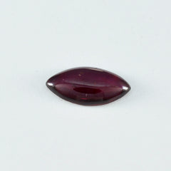 Riyogems 1PC Red Garnet Cabochon 11x22 mm Marquise Shape Nice Quality Stone