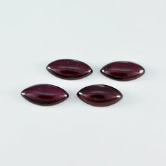 Riyogems 1PC Red Garnet Cabochon 7x14 mm Marquise Shape A+ Quality Loose Stone