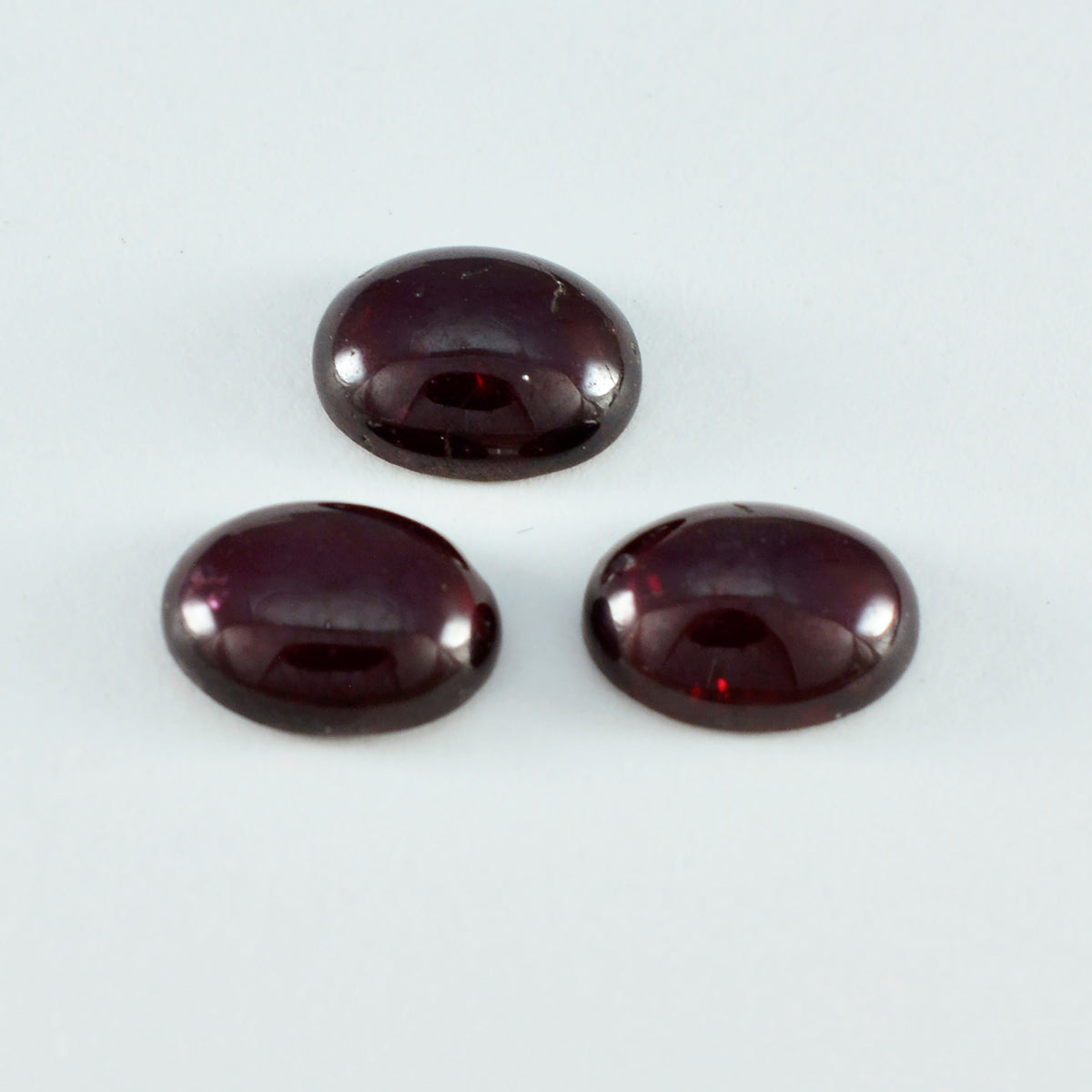 Riyogems 1PC Red Garnet Cabochon 10x12 mm Oval Shape pretty Quality Stone