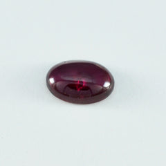Riyogems 1 pieza cabujón de granate rojo 10x12mm forma ovalada piedra de buena calidad