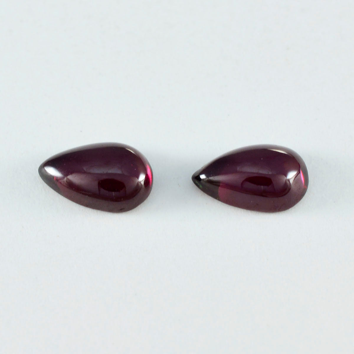 Riyogems 1PC Red Garnet Cabochon 8x12 mm Pear Shape sweet Quality Stone