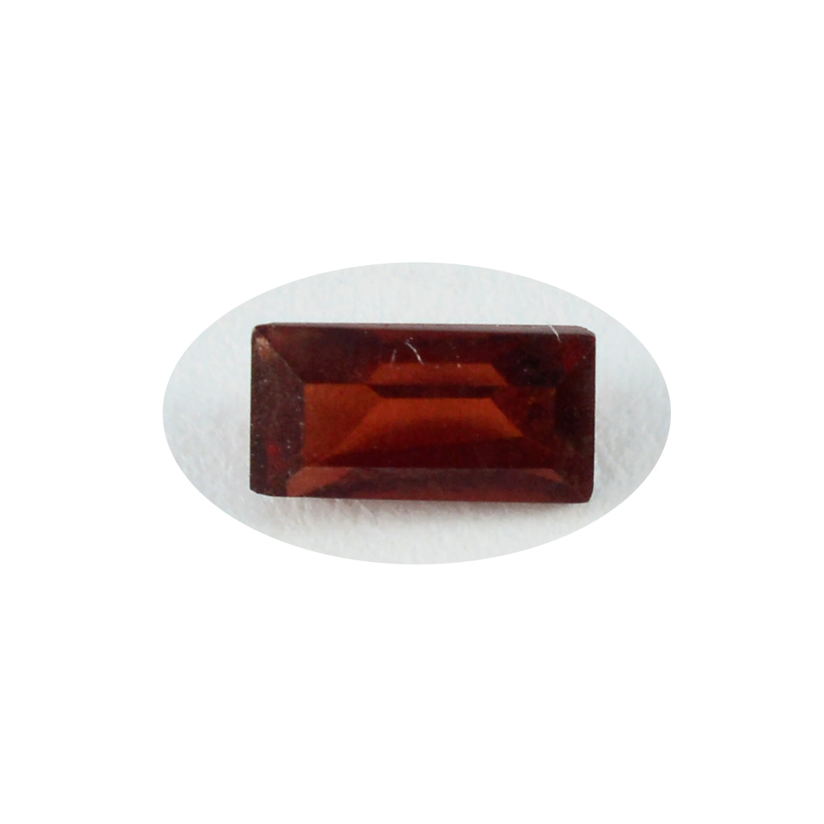Riyogems 1PC Natuurlijke Rode Granaat Facet 8x16 mm Stokbroodvorm AA Kwaliteit Gem