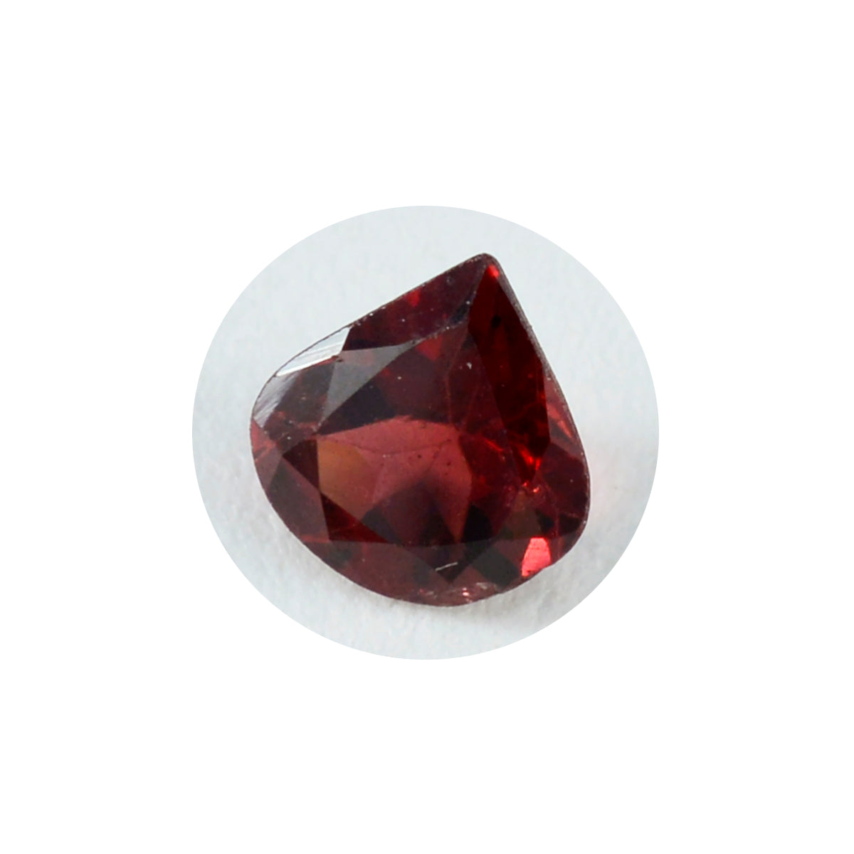 riyogems 1pc natural red garnet faceted 10x10 mm heart shape great quality stone