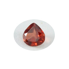 Riyogems, 1 pieza, granate rojo auténtico facetado, 9x9mm, forma de corazón, gemas de buena calidad