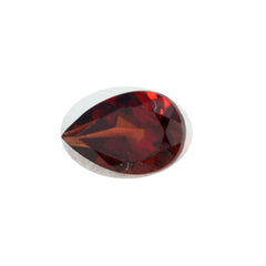 Riyogems 1PC Real Red Garnet Faceted 8x12 mm Pear Shape handsome Quality Loose Stone