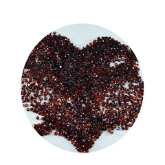 riyogems 1 st äkta röd granat fasetterad 2x2 mm rund form häpnadsväckande kvalitetsädelstenar