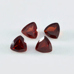 riyogems 1 шт., натуральный красный гранат, ограненный, 10x10 мм, форма триллиона, сладкий качественный драгоценный камень