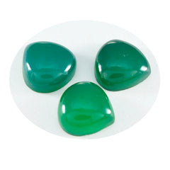 riyogems 1 st grön onyx cabochon 15x15 mm hjärtform skönhetskvalitet lös ädelsten