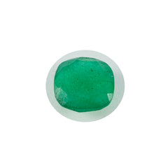 riyogems 1 pezzo di diaspro verde autentico sfaccettato 13x13 mm a forma di cuscino, pietra sfusa di eccellente qualità