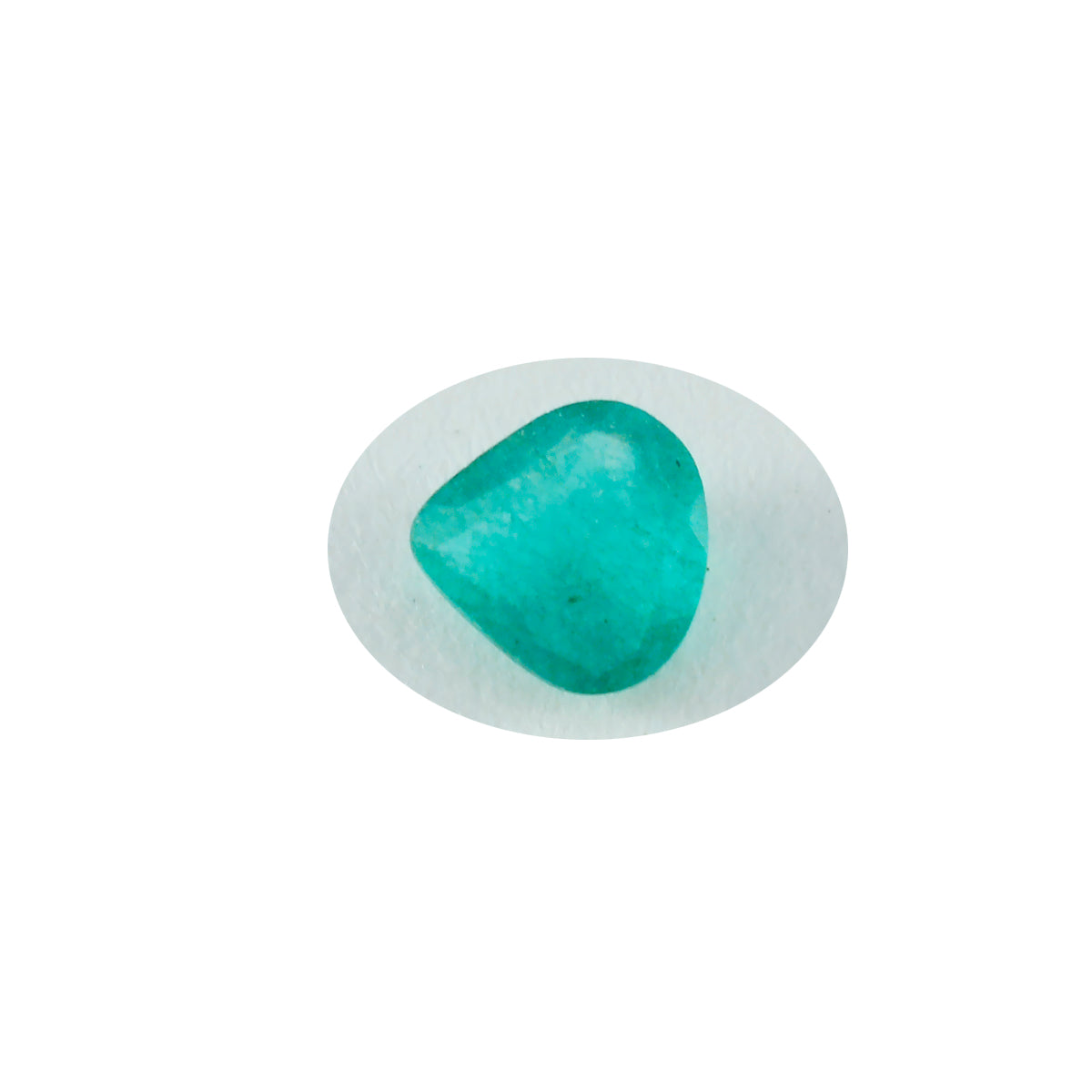 Riyogems 1PC Real Green Jasper Faceted 10x10 mm Heart Shape AAA Quality Loose Gemstone