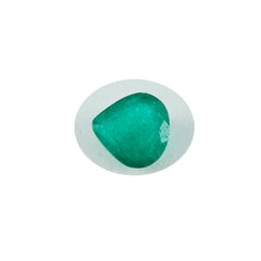 riyogems 1pz diaspro verde naturale sfaccettato 12x12 mm a forma di cuore gemme di qualità A+1