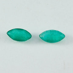 Riyogems, 1 pieza, jaspe verde Natural facetado, 3x5mm, forma ovalada, gemas sueltas de calidad asombrosa