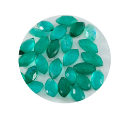 riyogems, 1 шт., настоящая зеленая яшма, граненая 3x6 мм, форма маркизы, красивое качество, свободные драгоценные камни