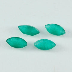 Riyogems 1PC Natural Green Jasper Faceted 8x16 mm Marquise Shape nice-looking Quality Stone