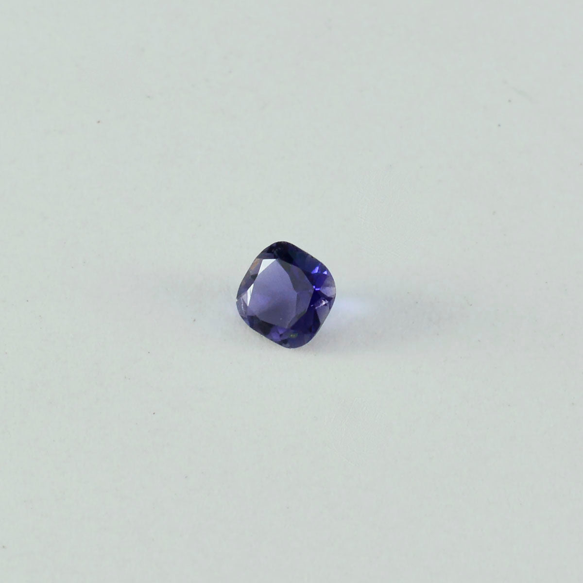riyogems 1 pezzo di iolite blu sfaccettata 9x9 mm a forma di cuscino, pietra di bella qualità