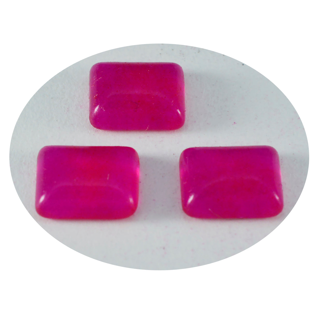 riyogems 1pc cabochon di diaspro rosso 8x10 mm forma ottagonale pietra preziosa di buona qualità