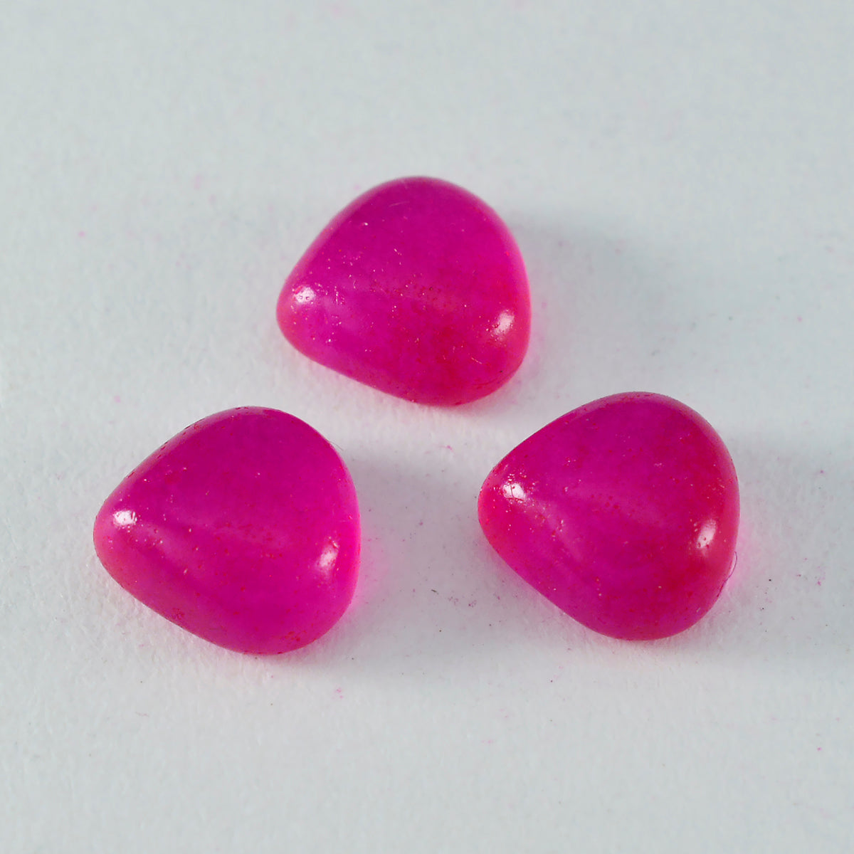 Riyogems 1PC Red Jasper Cabochon 12x12 mm Heart Shape fantastic Quality Gems