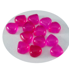 Riyogems 1PC Red Jasper Cabochon 5x5 mm Heart Shape good-looking Quality Gems