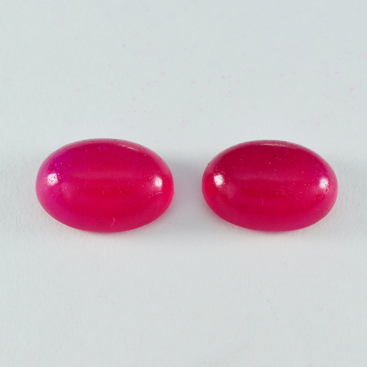 riyogems 1pc cabochon jaspe rouge 10x14 mm forme ovale pierre de belle qualité