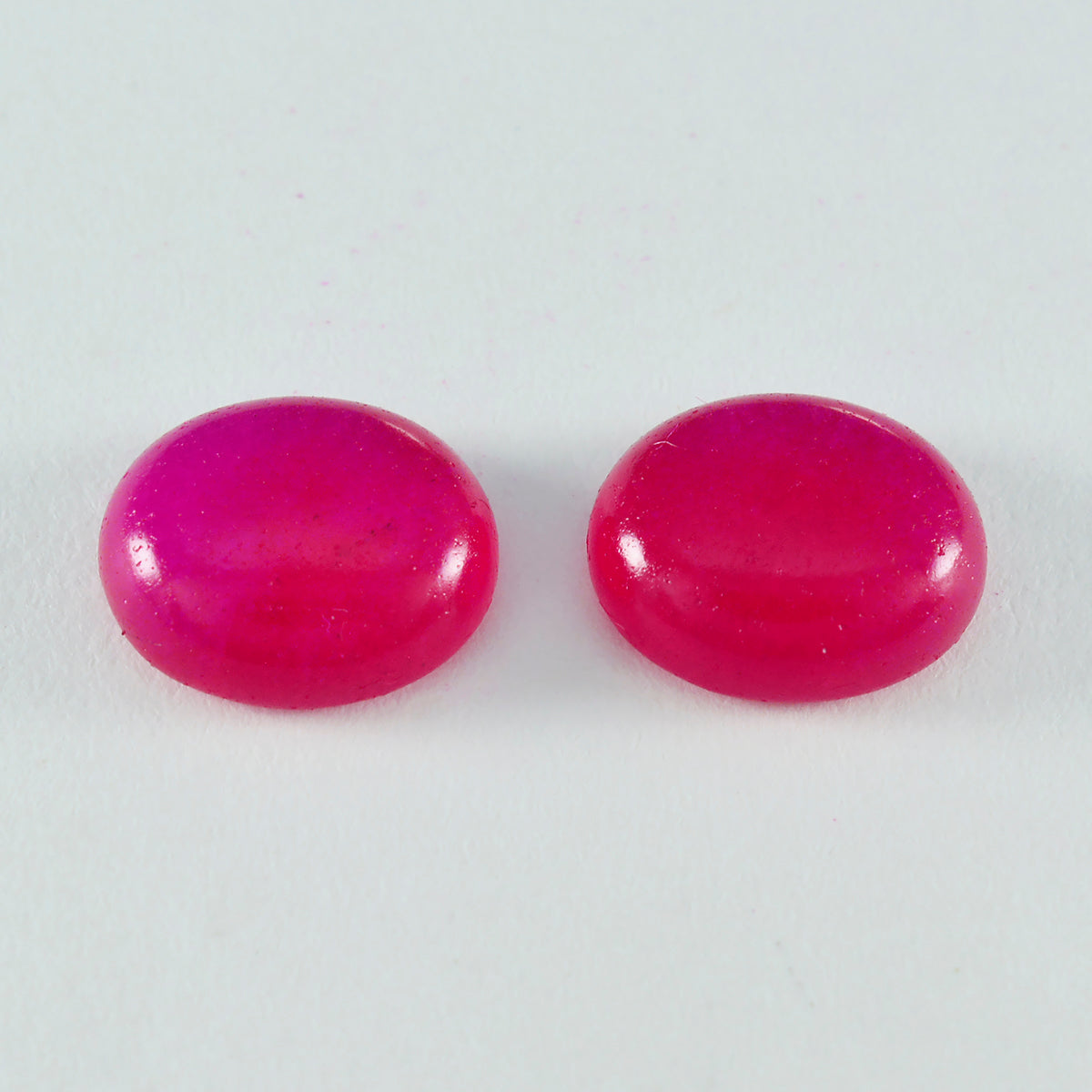 riyogems 1pc cabochon di diaspro rosso 8x10 mm forma ovale pietra preziosa sfusa di qualità A1