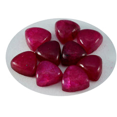 riyogems 1 st röd jaspis cabochon 5x5 mm biljoner form snygg kvalitets lös pärla