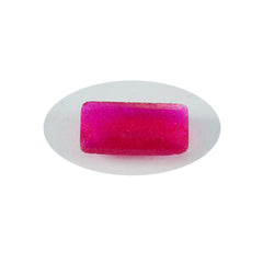 riyogems 1 st äkta röd jaspis fasetterad 8x16 mm baguette form sten av hög kvalitet