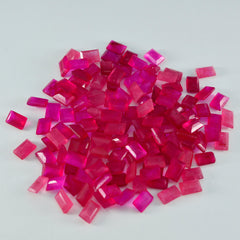 Riyogems 1PC Genuine Red Jasper Faceted 3x5 mm Octagon Shape A+ Quality Loose Gemstone