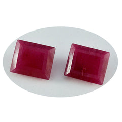 Riyogems 1PC natuurlijke rode jaspis gefacetteerd 7x9 mm achthoekige vorm mooie kwaliteit edelsteen