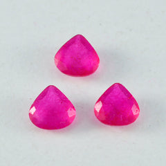 Riyogems 1PC Genuine Red Jasper Faceted 12x12 mm Heart Shape startling Quality Gems
