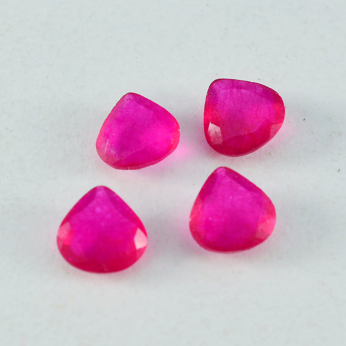 Riyogems 1PC Real Red Jasper Faceted 14x14 mm Heart Shape sweet Quality Gemstone