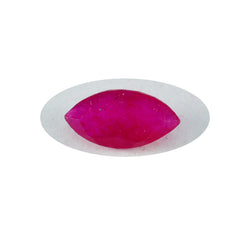riyogems 1 pz vero diaspro rosso sfaccettato 10x20 mm forma marquise gemma sciolta di qualità a+