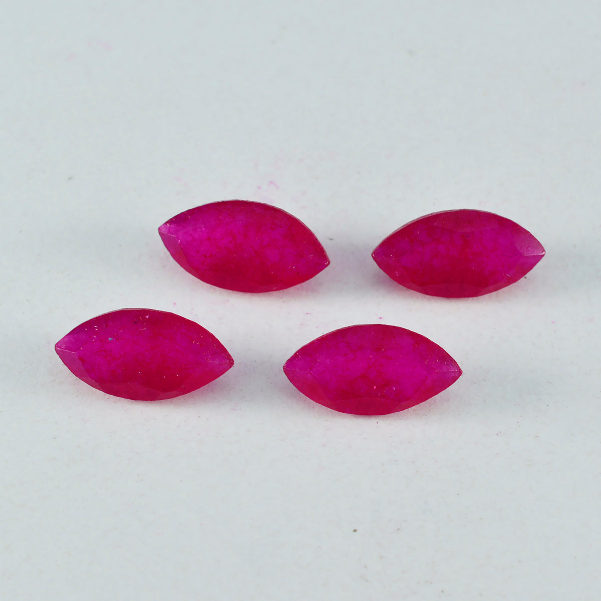 Riyogems 1 pieza jaspe rojo auténtico facetado 3x5 mm forma ovalada A+1 gemas sueltas de calidad