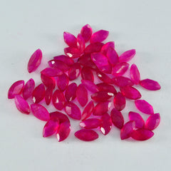 riyogems 1pc diaspro rosso naturale sfaccettato 3x6 mm forma marquise gemme sciolte di qualità eccezionale