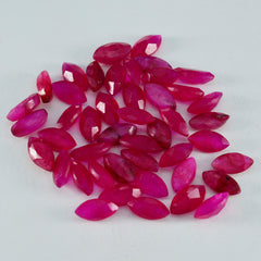riyogems 1 st naturlig röd jaspis fasetterad 6x12 mm marquise form söt kvalitetspärla