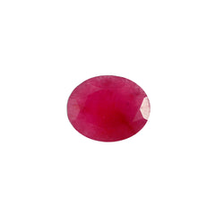 riyogems 1 pz di diaspro rosso naturale sfaccettato 7x9 mm di forma ovale gemme di bella qualità